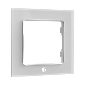 Shelly switch frame single baltos spalvos
