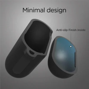 Spigen AirPods 1/2 dėklas - juodos spalvos - Image 8