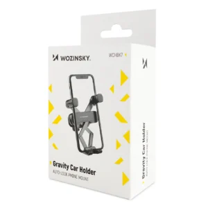Wozinsky gravitacinis telefono laikiklis automobiliui juodos spalvos (WCHBK7) - Image 8