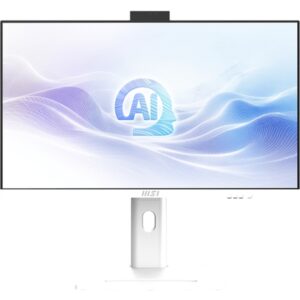 All-In-One MSI Modern AM273QP AI 1UMG U7 / 32GB / 1TB SSD / 27" WQHD / NoOS / baltos spalvos - reguliuojamas stovas