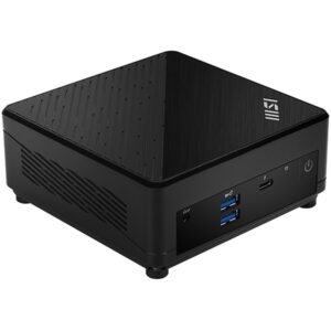 Mini desktop PC MSI Cubi 5 12M-407BEU i3 / 8GB / 512GB SSD / Windows 11 Home / WiFi 6E + BT 5.3 / 1Gbps + 2.5Gbps / juodos spalvos