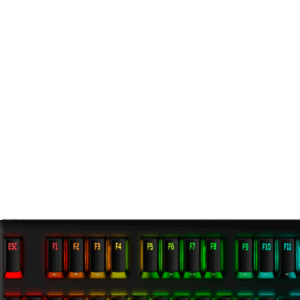 HyperX Alloy Origins Core PBT TKL - US layout - HX Red Switches - Black (Juoda) Mechaninė Žaidimų Klaviatūra