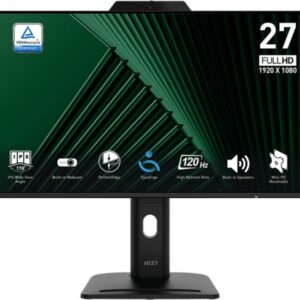 Monitorius MSI PRO MP272PMG / 27" / FHD / IPS / 120Hz / 1ms (MPRT) / juodos spalvos - reguliuojamas stovas