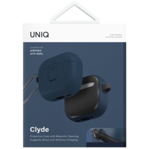 Dėklas UNIQ Clyde skirtas AirPods 4 Lock Case mėlynos spalvos - Image 5