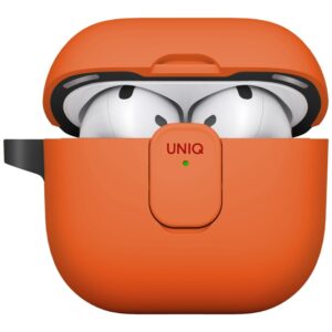 Dėklas UNIQ Clyde skirtas AirPods 4 Lock Case oranžinės spalvos - Image 3