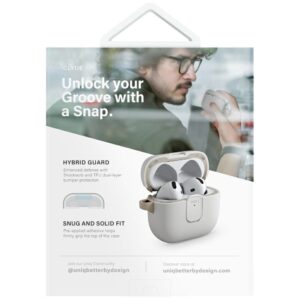 Dėklas UNIQ Clyde skirtas AirPods 4 Lock Case oranžinės spalvos - Image 6