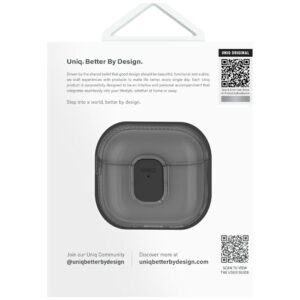 Dėklas UNIQ Glase Pro skirtas AirPods 4 Lock Case mėlynos spalvos - Image 3