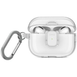 Dėklas UNIQ Glase Pro skirtas AirPods Pro 2 Lock Case skaidrus