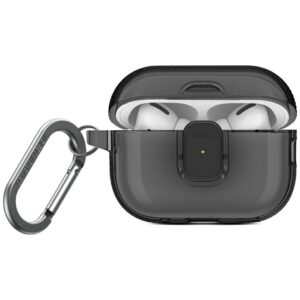 Dėklas UNIQ Glase Pro skirtas AirPods Pro 2 Lock Case pilkos spalvos