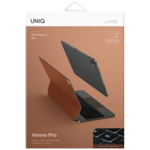 Dėklas UNIQ Venno Pro Magnetic Smart su klaviatūra skirtas Apple iPad Pro 11" M4 caramel - Image 7