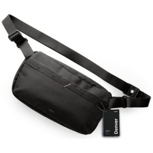 Krepšys Crossbody UNIQ Denver 5L juodos spalvos - Image 4