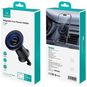 Automobilinis laikiklis USAMS ZJ081 magnetinis į oro groteles mėlynos spalvos - Image 3