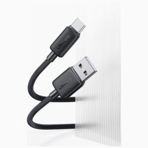 Kabelis USAMS KY Series US-SJ693 3A USB-C į USB-A 2m baltos spalvos - Image 5