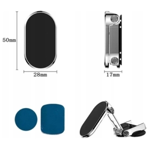 GP-TOU023AEA Samsung by Mobeen Magnetic automobilinis telefono laikiklis sidabro spalvos - Image 3