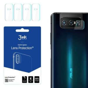3MK Flexible Glass LENS ASUS ZENFONE 7 Hybrid Glass FOR 4 vnt CAMERA - Image 1