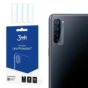 3MK Flexible Glass LENS Hybrid Glass PROTECT OPPO RENO 3 FOR 4 vnt CAMERA - Image 1