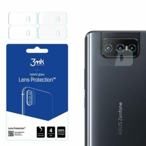 Hybrid Glass 3MK Flexible Glass LENS  ASUS ZENFON 8 FLIP 5G CAMERA 4 vnt. - Image 1