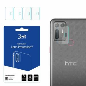 Hybrid Glass 3MK Flexible Glass LENS HTC DESIRE 20 PLUS CAMERA 4 vnt. - Image 1