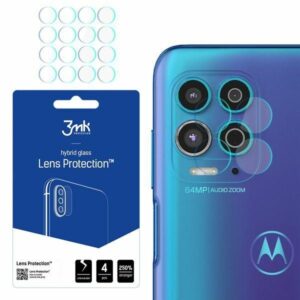 Hybrid Glass 3MK Flexible Glass LENS MOTOROLA MOTO G100 5G CAMERA 4 vnt. - Image 1
