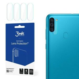 Hybrid Glass 3MK Flexible Glass LENSSamsung Galaxy M11 FOR CAMERA 4 vnt. - Image 1