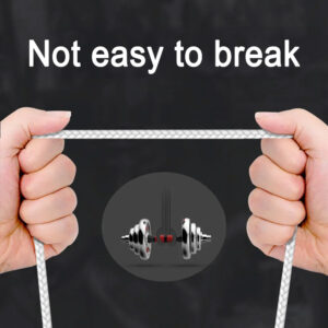 Blavec Kabelis Raptor pintas - Typ C į Typ C - PD 100W 5A 1 m Apple CarPlay/Android Auto (CRA-CC5WS10) baltos ir sidabro spalvos - Image 5