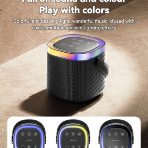 Yesido nešiojama kolonėlėBluetooth YSW25 juodos spalvos - Image 8