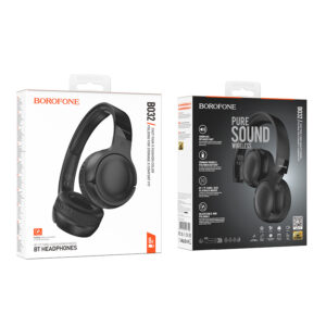 Borofone Ausinės su lankeliu ant galvos BO32 Show bluetooth juodos spalvos - Image 4
