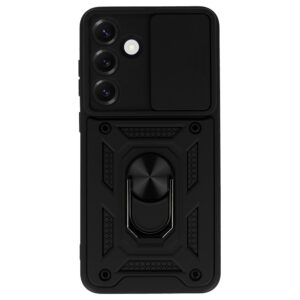 Slide Camera Armor Dėklas skirtas Samsung Galaxy S25 Ultra juodos spalvos - Image 2