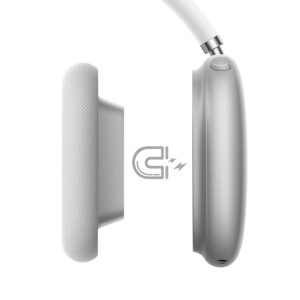 Borofone Ausinės su lankeliu ant galvos BO35 Plus Adorable bluetooth ANC sidabro spalvos - Image 3