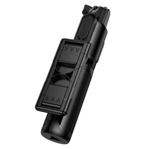 Borofone Selfie Stick BY14 Graceful bluetooth with tripod and remote control juodos spalvos - Image 5