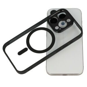 Acrylic Color Magsafe dėklas skirtas Apple iPhone 17 Air juodos spalvos - Image 4