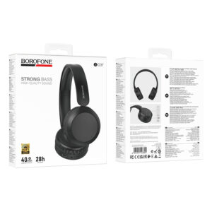 Borofone ausinės BO37 Marvellous bluetooth juodos spalvos - Image 6