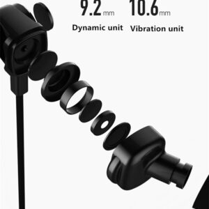 REMAX Ausinės - RM-900F Vibration žaidimams raudonos spalvos - Image 4