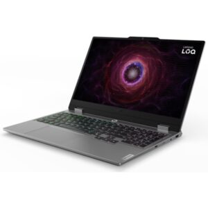 Nešiojamas kompiuteris Lenovo LOQ 15ARP9 R7-7435HS / 20GB / 1TB SSD / 15,6" FHD IPS / RTX 4050 / Windows 11 Home / US išdėstymas / pilkos spalvos - Image 3