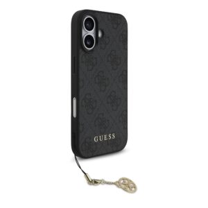 Guess 4G Charm dėklas skirtas Apple iPhone 17 Tone on Tone pilkos spalvos - Image 2