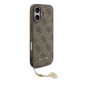 Guess 4G Charm dėklas skirtas Apple iPhone 17 Tone on Tone rudos spalvos - Image 2
