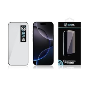 OBAL:ME 5D Ekrano apsauga Screen Protector skirta Apple iPhone 17 Air Black - Image 2
