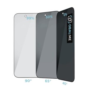 OBAL:ME Privacy 5D Ekrano apsauga Screen Protector skirta Apple iPhone 17 Air Black - Image 2