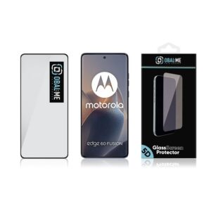 OBAL:ME 5D Apsauginis stiklas Screen Protector skirtas Motorola Edge 60/60 Pro/60 Fusion Black - Image 2