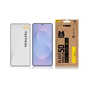 Tactical Glass Shield 5D for Samsung Galaxy S25 Edge juodos spalvos - Image 2