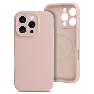 MagColor Pure dėklas skirtas Apple iPhone 15 Pro powder rožinės spalvos