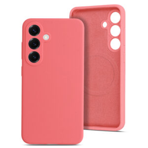 MagColor Pure dėklas skirtas Samsung Galaxy S25 Edge red
