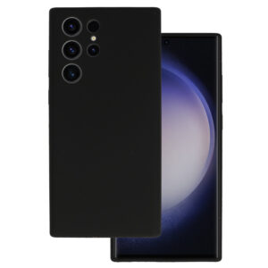 Silicone Lite Dėklas skirtas Samsung Galaxy S23 Ultra juodos spalvos - Image 1