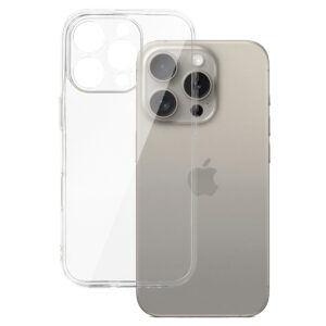 Back Dėklas 2 mm Perfect skirtas Apple iPhone 16 Pro skaidrus