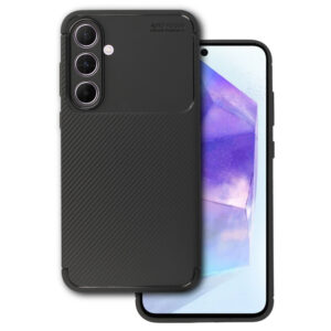 Tel Protect Carbon Elite skirtas Samsung Galaxy A55 5G juodos spalvos - Image 1