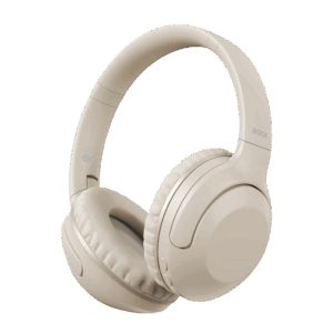 Rock Ausinės su lankeliu ant galvos O3 ANC bluetooth smėlio spalvos - Image 1