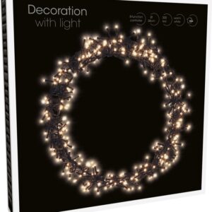LED dekoracija Žiedas, D38 cm, 300 LED