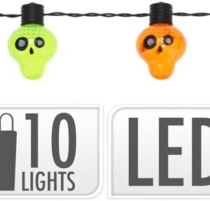 Helovino lempučių girlianda 348900940, 2XAA 10LED
