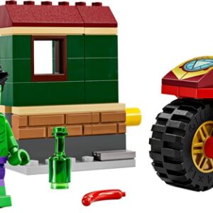 LEGO® Marvel Geležinis žmogus su motociklu ir Halkas 76287 - Image 3