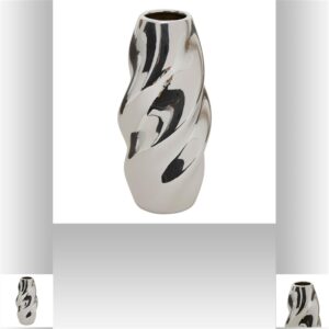 Vaza Atmosphera Twisted 210137, 21 cm, sidabro - Image 3